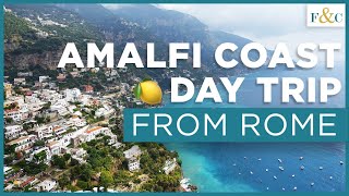 Amalfi Coast Sorrento Positano Pompeii Day Trip from Rome  Italy Travel Vlog  Frolic amp Courage [upl. by Smoot]