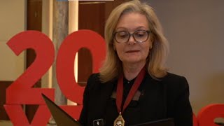 RCSI Bahrain 20th Anniversary  Former RCSI President Professor Laura Vianis Message [upl. by Larina347]