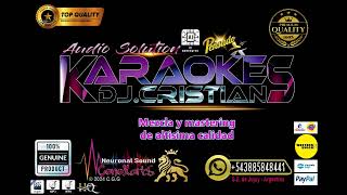 Traguitos cortos  SUPER DE ORO KARAOKE [upl. by Ocimad479]