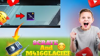 HOW TO M416 GLACIER OPENING  PUBG mobile video 🤯❤️❣️bgmi viralvideo [upl. by Erline]