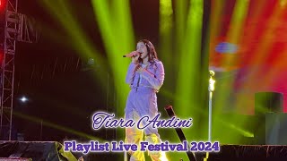 Full Video Tiara Andini  Live Terbaru at Playlist Live Festival Bandung 1 Maret 2024 [upl. by Noswal]