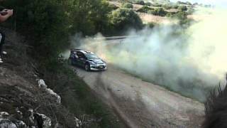 Petter Solberg crash WRC Rally Italia sardinia 2012 Tergu  Osilo RARE [upl. by Ysnil486]