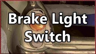 How to Install a Mechanical Brake Light Switch in a Classic Car [upl. by Kowal]