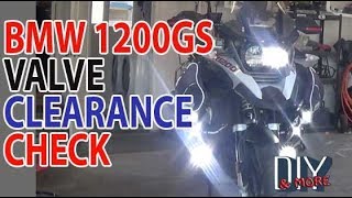 DIY VALVE CLEARANCE CHECK 2016 BMW 1200GS ADVENTURE [upl. by Einaled]