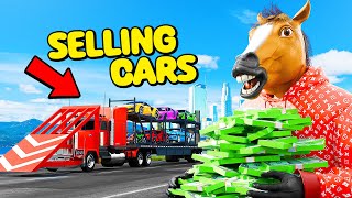 Selling Stolen Cars Using A Semi Truck In GTA 5 RP [upl. by Venable]