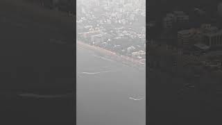 Juhu beach seen from flight over Mumbai Maharashtra India best viral trending shorts [upl. by Fem100]