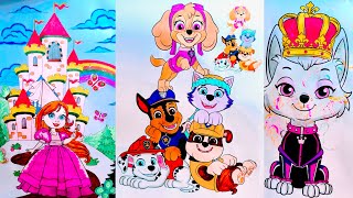 princess drawing Colouring Book colours for kids cute small drawing viral colors youtubevideo [upl. by Adest]