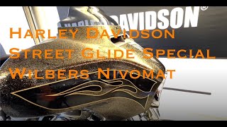 Harley Davidson Street Glide Special Wilbers Nivomat Install [upl. by Alissa699]