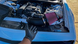 I INSTALLED A JLT INTAKE ON MY WIDEBODY SCAT PACK [upl. by Myrtie]