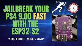 Jailbreak your PS4 900 FAST without USB or alert boxes with the ESP32S2 [upl. by Ahsaeym]