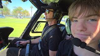 Short helicopter ride around Perth CBD and Kings Park  Tarmac West 2024 [upl. by Ingmar]