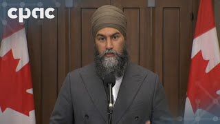 NDP Leader Jagmeet Singh speaks with reporters – October 21 2024 [upl. by Bibbie]