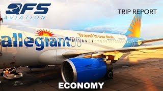 TRIP REPORT  Allegiant Air  A319  PhoenixMesa AZA to Las Vegas LAS  Economy [upl. by Ymar]