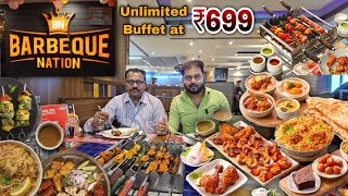 Barbeque Nation Unlimited Buffet in just ₹599 Offer  Unlimited Buffet Barbeque Nation  Unlimited [upl. by Dygall]