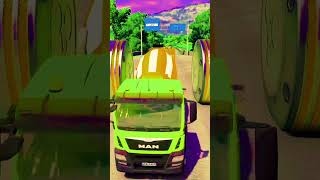 Red amp Green Buss VS Bollard Hydraulic Crash BeamNGdrive shorts crashdrive [upl. by Niret]