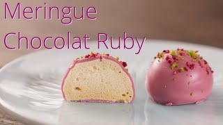 【ルビーチョコメレンゲ】失敗しない【テンパリング】バレンタインにボンボンショコラルビー Meringue Ruby Chocolate RB1 [upl. by Dominic847]