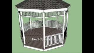 Outdoor Gazebo Plans [upl. by Suertemed]