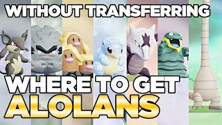 How to Get Alolan Pokemon WITHOUT Transferring in Lets Go Pikachu amp Eevee [upl. by Einniw]