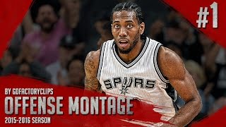 Kawhi Leonard Offense amp Defense Highlights Montage 20152016 Part 1  BEAST MODE [upl. by Okika]