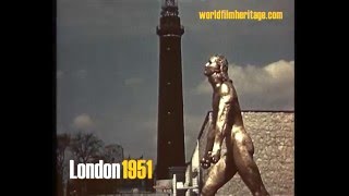 London 1951  Festival of Britain  in colour [upl. by Deuno]