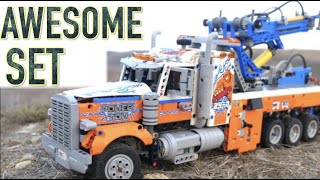 LEGO Technic Heavy Duty Tow Truck 42128 Reviewed [upl. by Aramoiz]