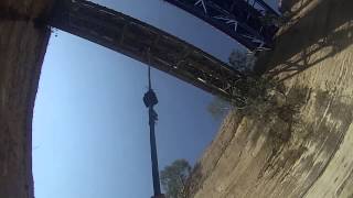 Bungee Jumping at Isthmos of Korinthos  Loco [upl. by Zima]