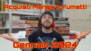 Acquisti Manga e Fumetti  Gennaio 2024 [upl. by Ahseiym]