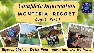 Monteria Resort Near Mumbai I Adventure Activities Zipline amp Waterpark  GetawayStaycation Karjat [upl. by Eloci]