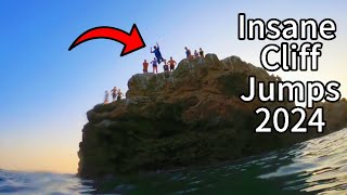 Insane Cliff Jumping  Corona Del Mar 2024 GoPro Footage [upl. by Colston957]