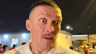 Oleksandr Usyk REACTS to Tyson Fury beating Ngannou [upl. by Worra637]