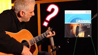 Does Acoustic String Gauge Make a Difference [upl. by Eleira]