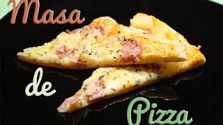 MASA PIZZA ITALIANA  MASA PIZZA CASERA [upl. by Ajam825]