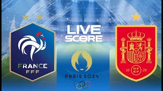 🔴 LIVE SCORE  FRANCE VS SPAIN  MENS GOLD MEDAL MATCH  PARIS 2024 [upl. by Roz]