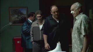 Tony Visits Hesh In The Hospital  The Sopranos HD [upl. by Arrik]