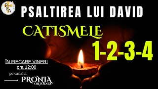 🟥PSALTIREA Catismele 1234 proniaortodox psalmi [upl. by Lillith]