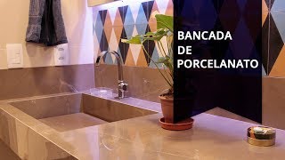 COMO FAZER BANCADAS DE PORCELANATO [upl. by Meikah]