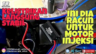 Unboxing dan Pemasangan Voltage Stabilizer Battery TDR di Suzuki GSX R150 Stabilizer Aki [upl. by Victorie]