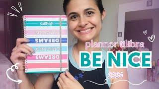 Planner Tilibra 2024 BE NICE  Lindo e Colorido [upl. by Pilif]