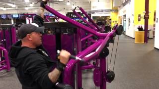 Planet Fitness Lat Pulldown Machine  How to use the lat pulldown machine at Planet Fitness [upl. by Eiresed637]