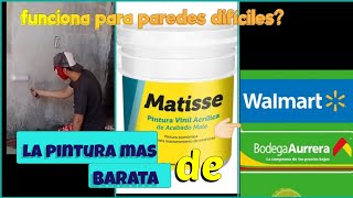 chingona la pintura barata de Walmart y bodega ahurrera pintura Matisse [upl. by Cavit800]