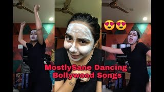 MostlySane😍😍 Dancing on Bollywood songs in her Instagram story  Prajakta Kohli [upl. by Rochell686]