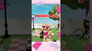 ROBLOX BEDAVA SAÇ 💁🏼‍♀️🥰 roblox gaming trending new free [upl. by Ibson]