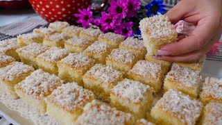 NAJLEPSI RECEPT ZA PAHULJASTE BELE KOCKE SA KOKOSOM [upl. by Nnaitak309]