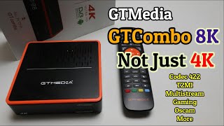 Receiver GTMedia GTCombo Android 9 OS DVB SS2S2XT2 Support Codec 422 Tanpa PC [upl. by Latham]