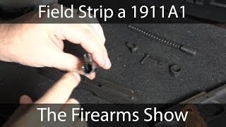 Field Stripping a 1911A1 [upl. by Milstone]