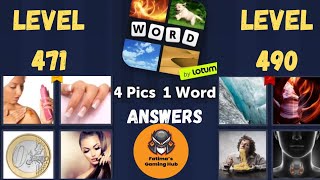 4 Pics 1 Word Level 471490 All Answers Gameplay iOS  Android [upl. by Barris]