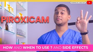 Piroxicam How to Use It amp 3 Common Side Effects [upl. by Chelsey]