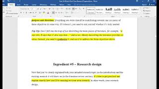 How To Write A First Class Research Proposal 4 [upl. by Thanos]