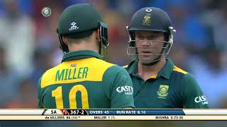 India vs South Africa 2015 ODI series decider highest scorin match 438 [upl. by Roumell45]