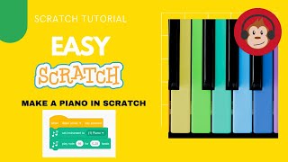 Scratch 30 Tutorial  How To Make A Piano in Scratch [upl. by Ellimac]